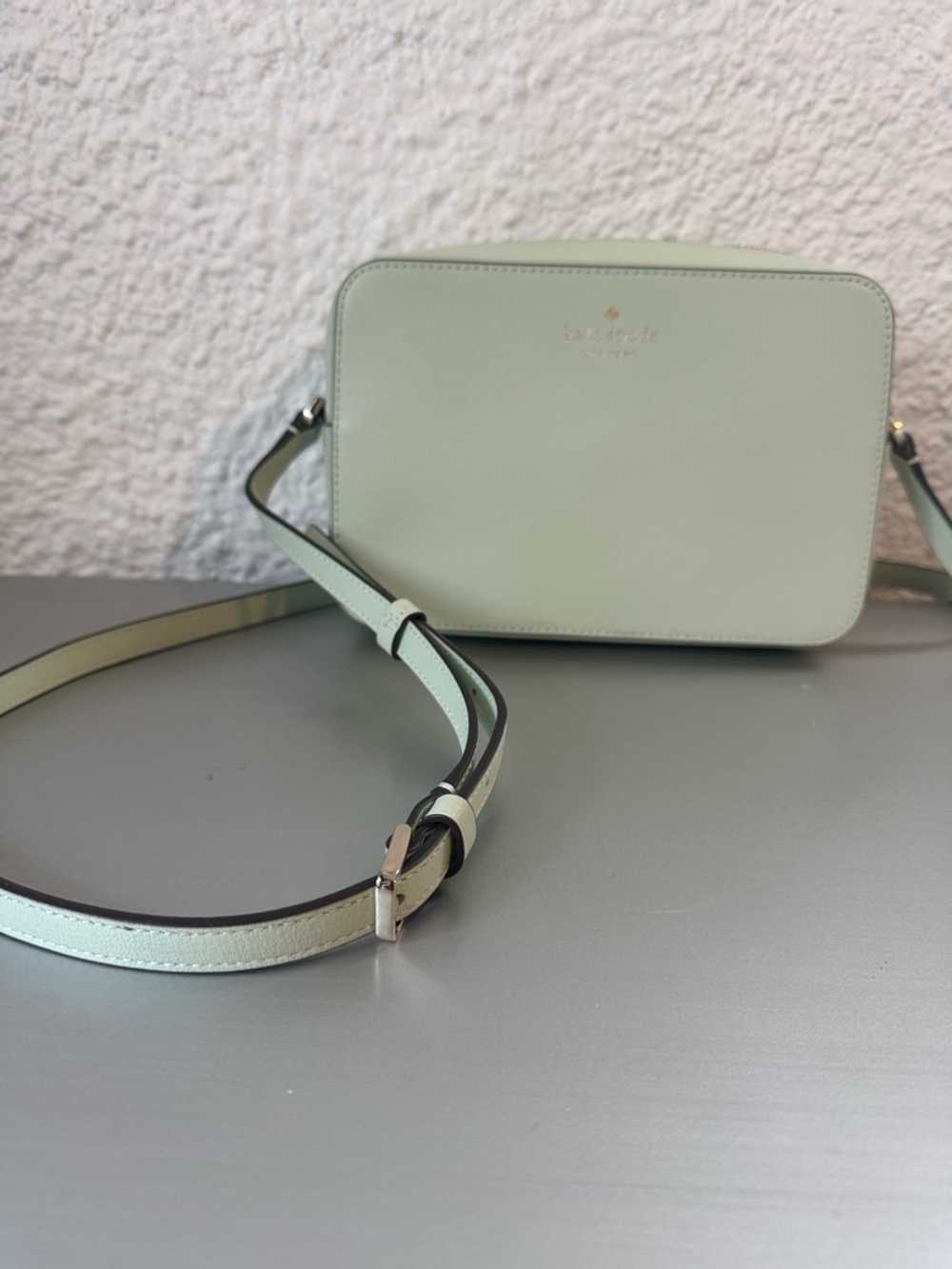 Kate Spade Sienna Crossbody Bag Light Mint Green Excellent Used Condition - Picture 3 of 13
